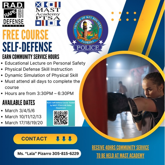 PTSA & KB Police Self Defense Class 